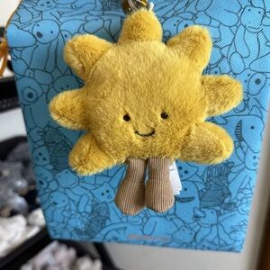 Jellycat Original Sun Keychain with dust bag